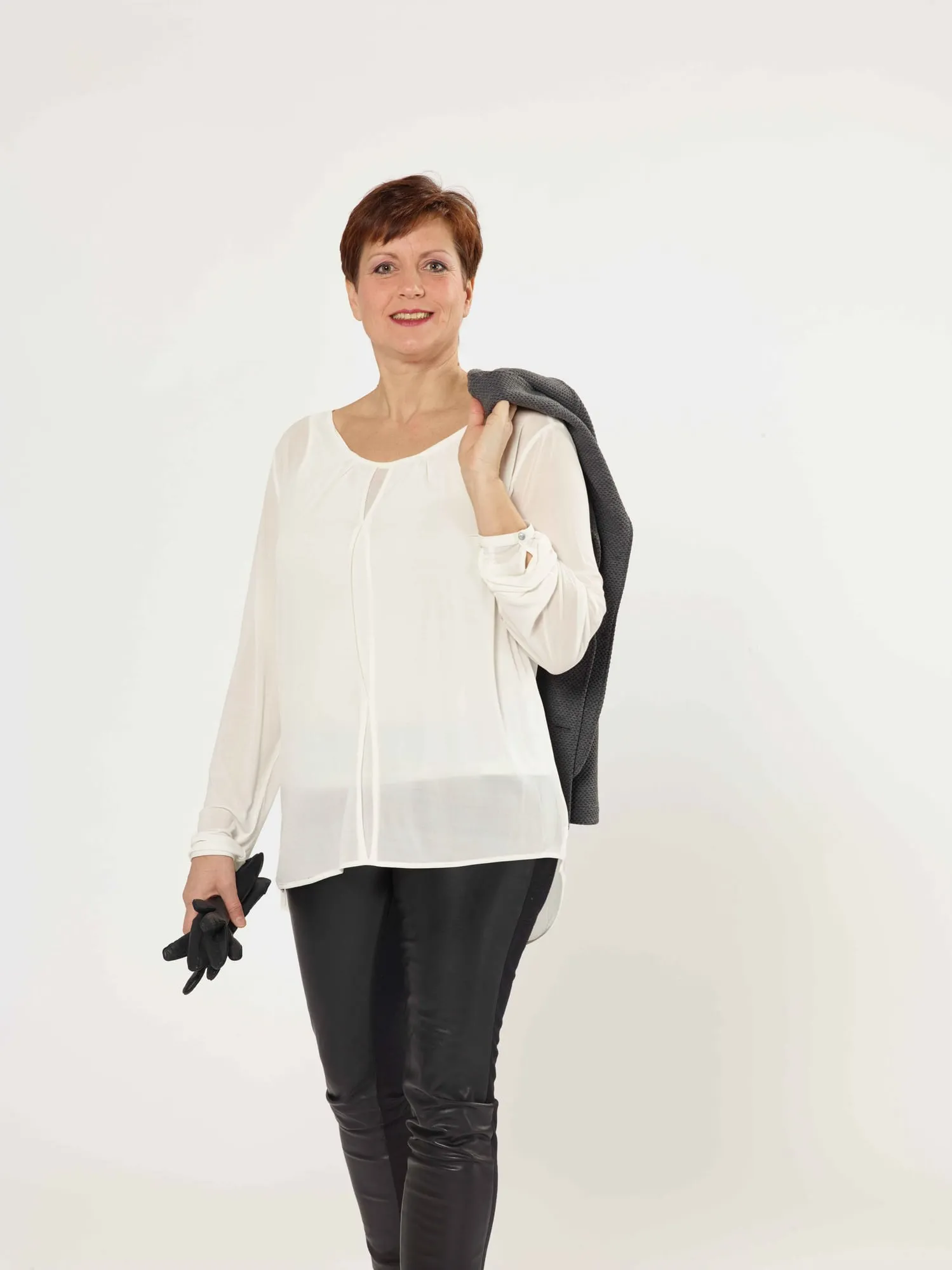 Strickjacke aus Naturfasern